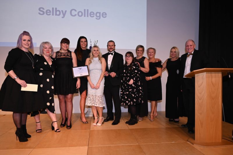 Selby College at the Goole and Howdenshire Business Awards