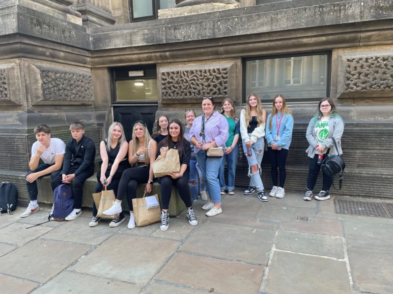 Criminology and Law students at Leeds crown court