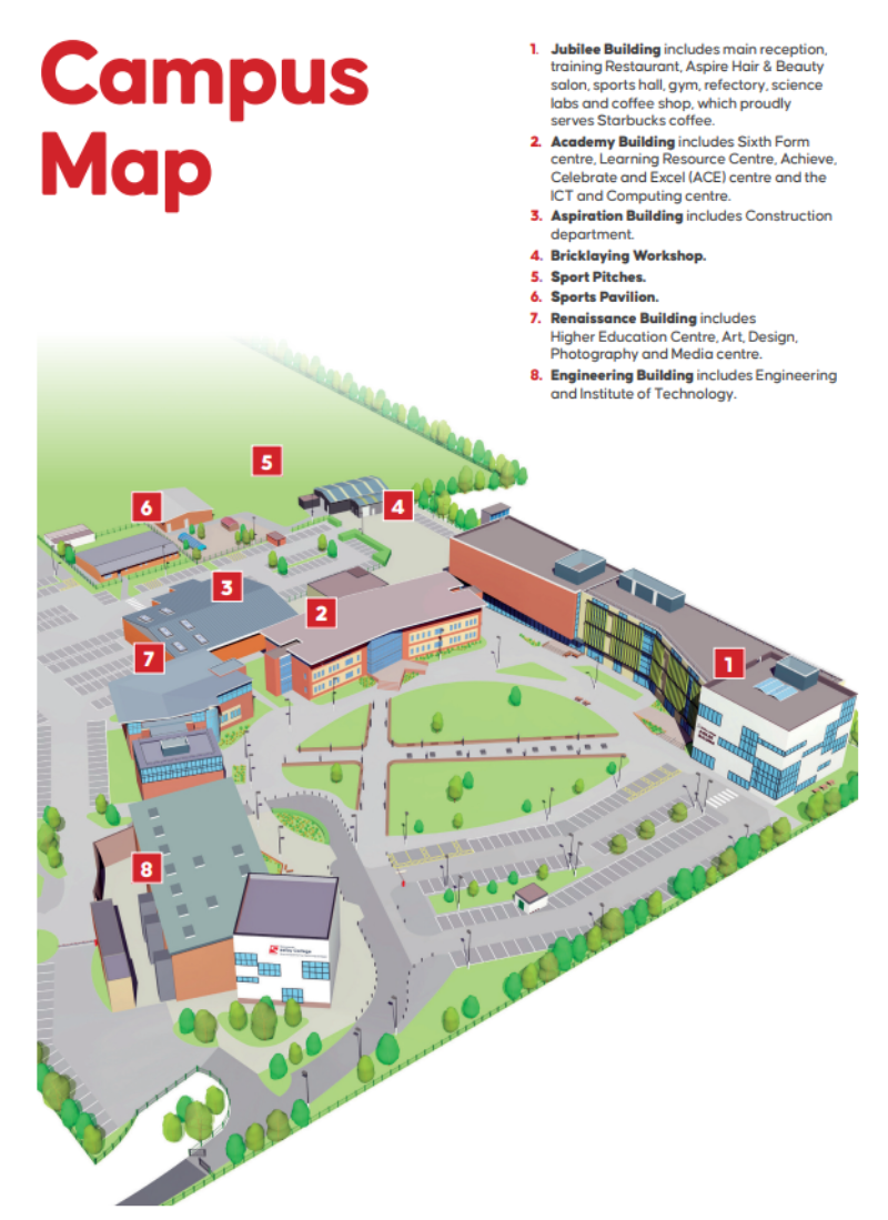 Selby Campus Map 2022